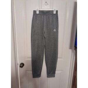 Adidas Youth Boys 14/16 Gray Pull On Joggers With Pockets.  B49